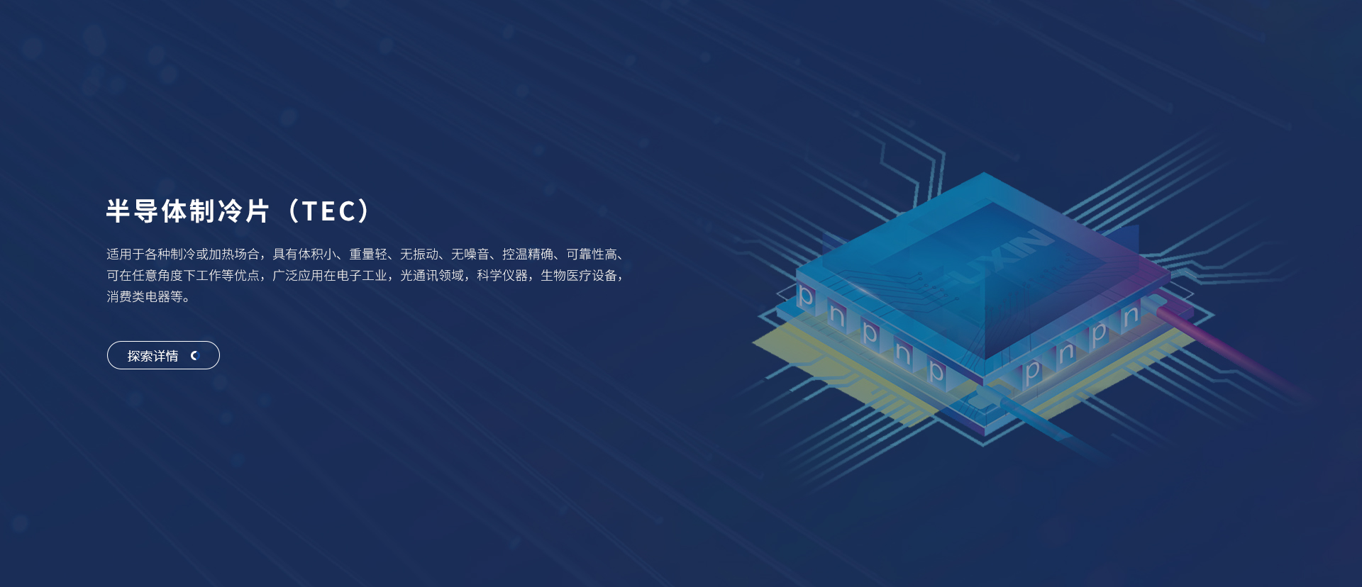 富信科技主營(yíng)微型半導(dǎo)體制冷器件、電子半導(dǎo)體制冷片、半導(dǎo)體制冷原器件、基因擴(kuò)增儀升溫降溫模塊